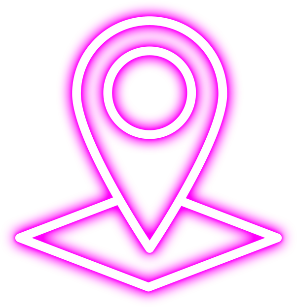 Purple Location Neon